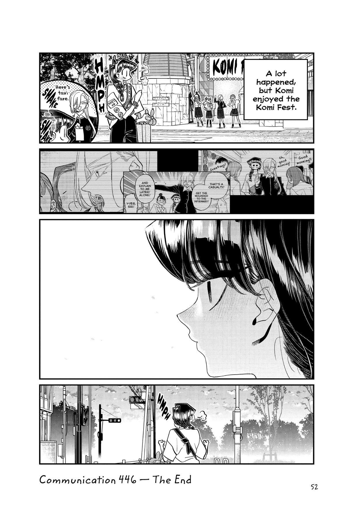 Komi Can’t Communicate Chapter 446