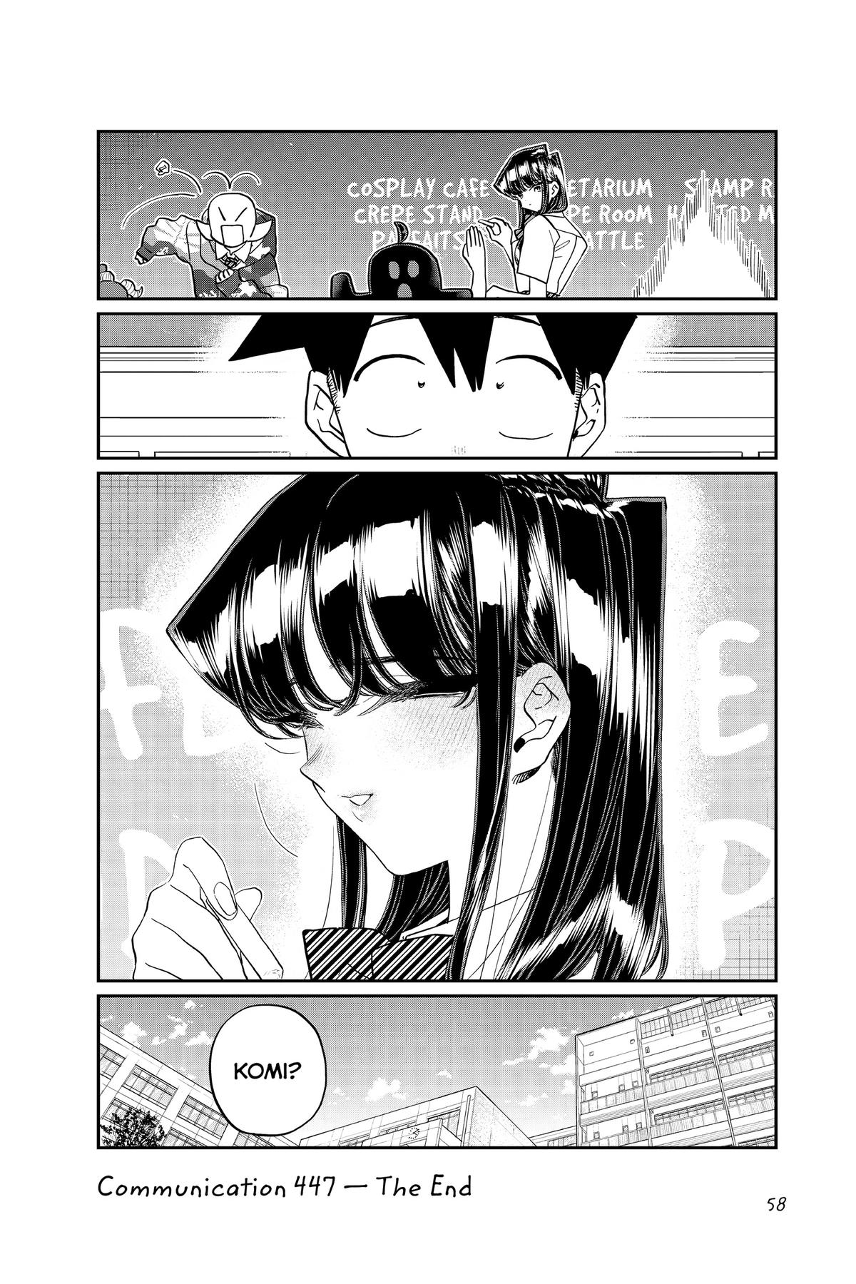 Komi Can’t Communicate Chapter 447