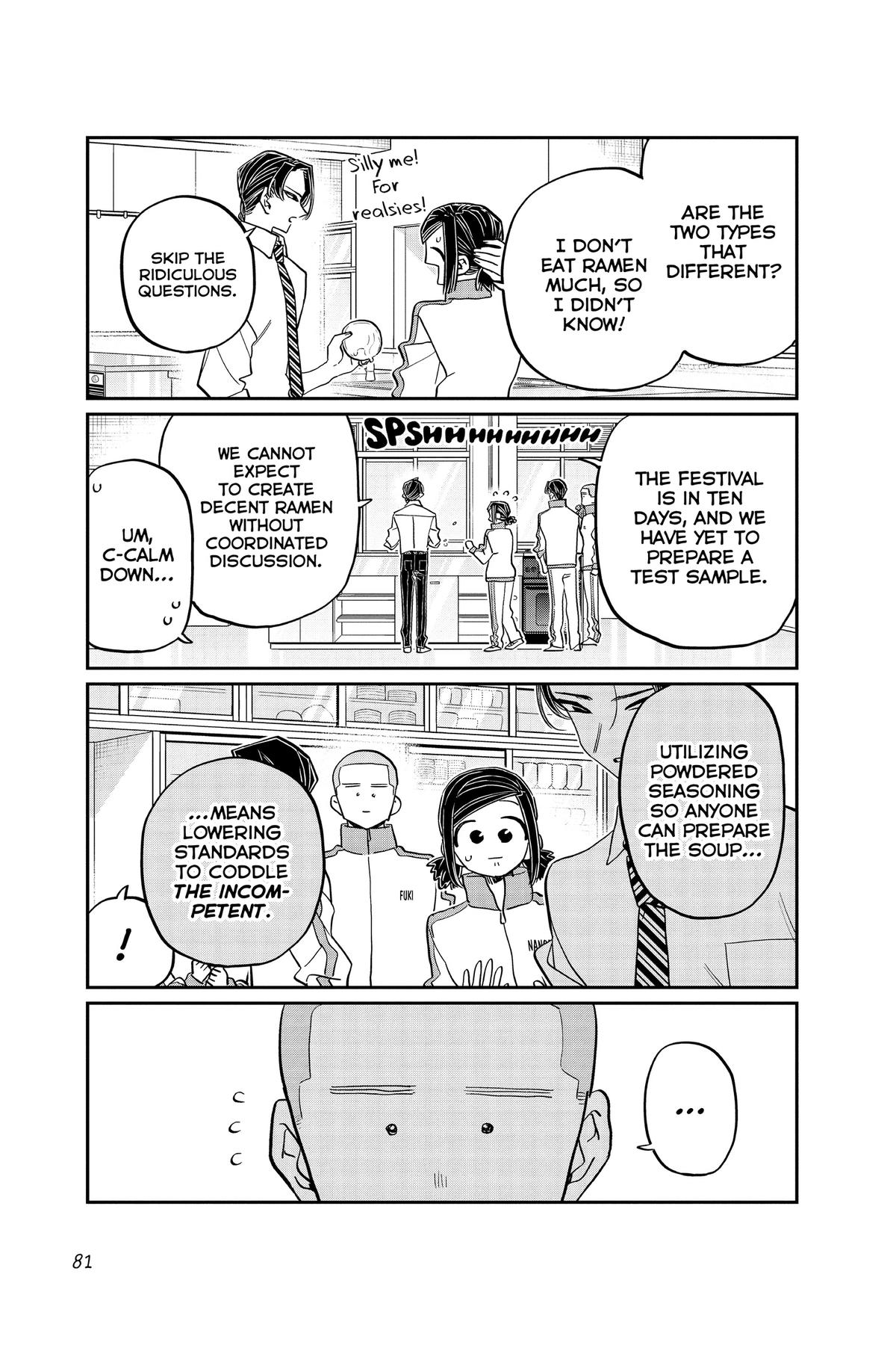 Komi Can’t Communicate Chapter 449