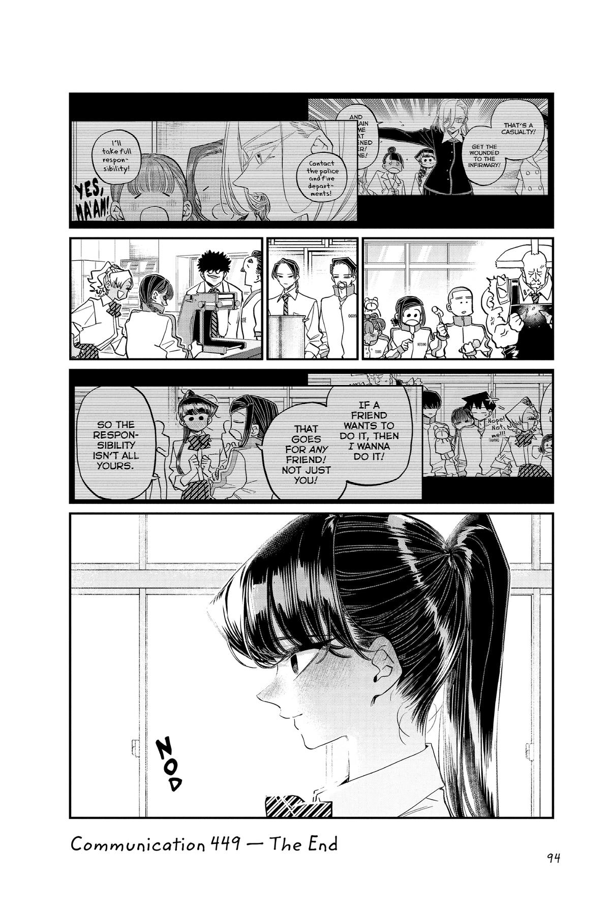 Komi Can’t Communicate Chapter 449