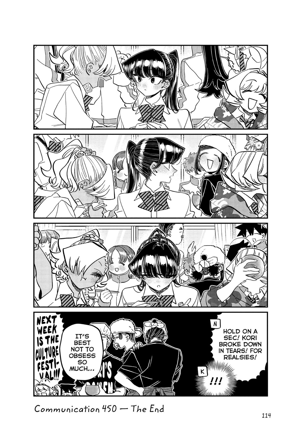 Komi Can’t Communicate Chapter 450