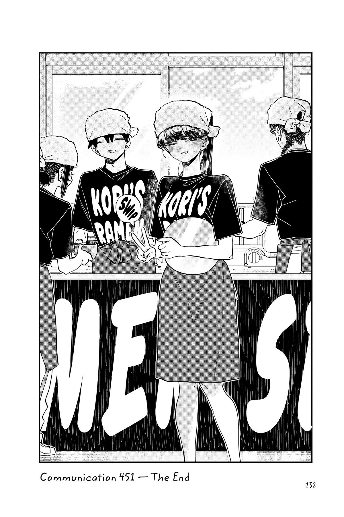 Komi Can’t Communicate Chapter 451