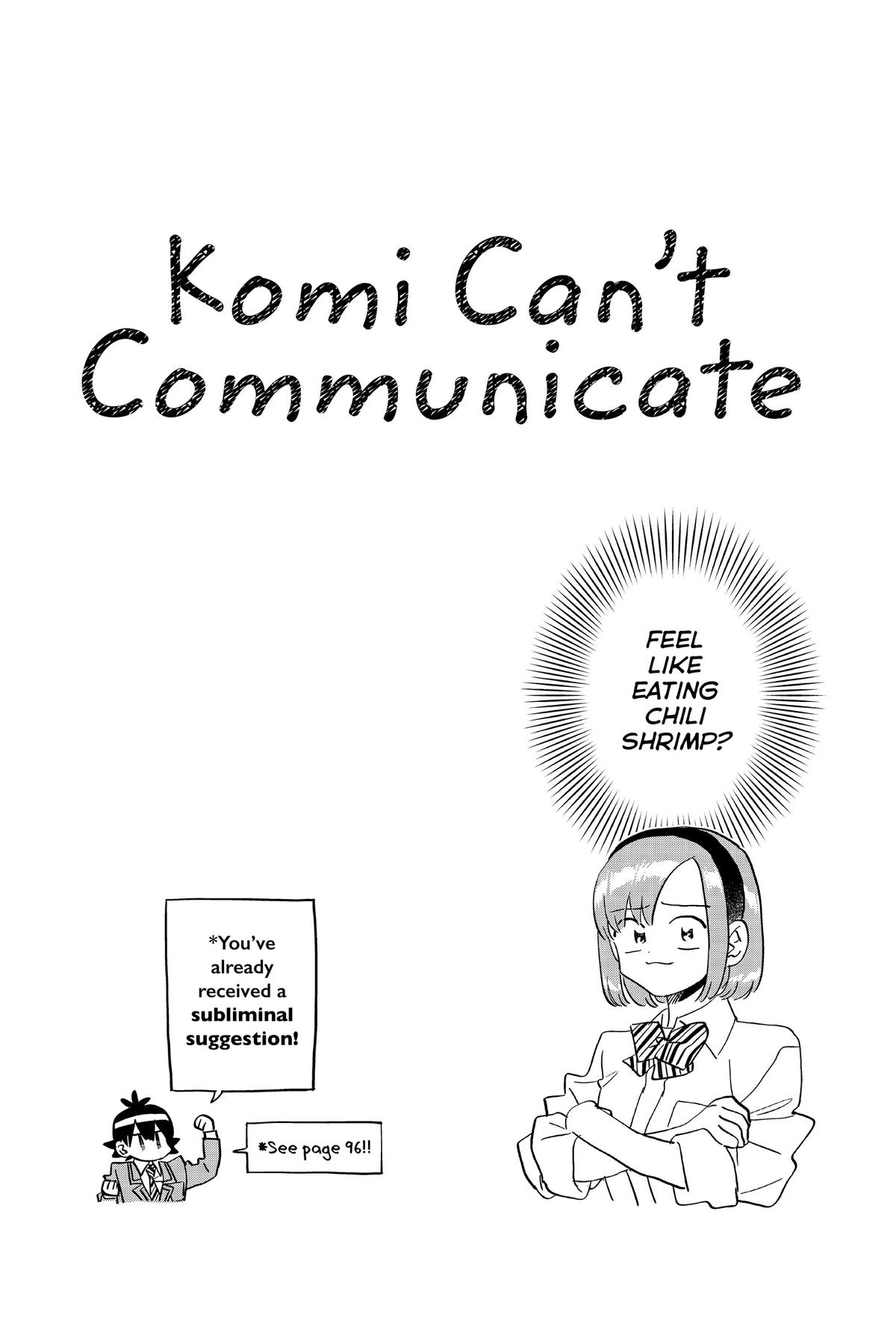Komi Can’t Communicate Chapter 455