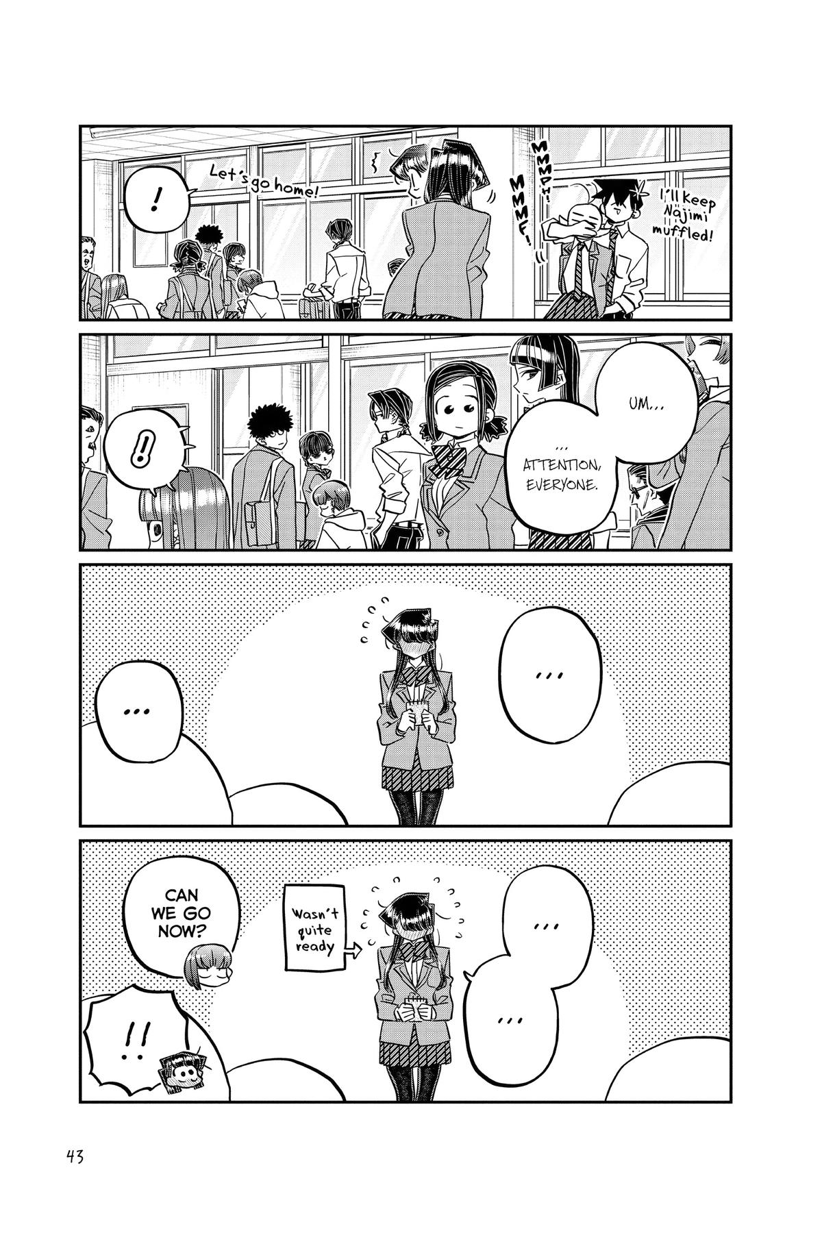 Komi Can’t Communicate Chapter 458