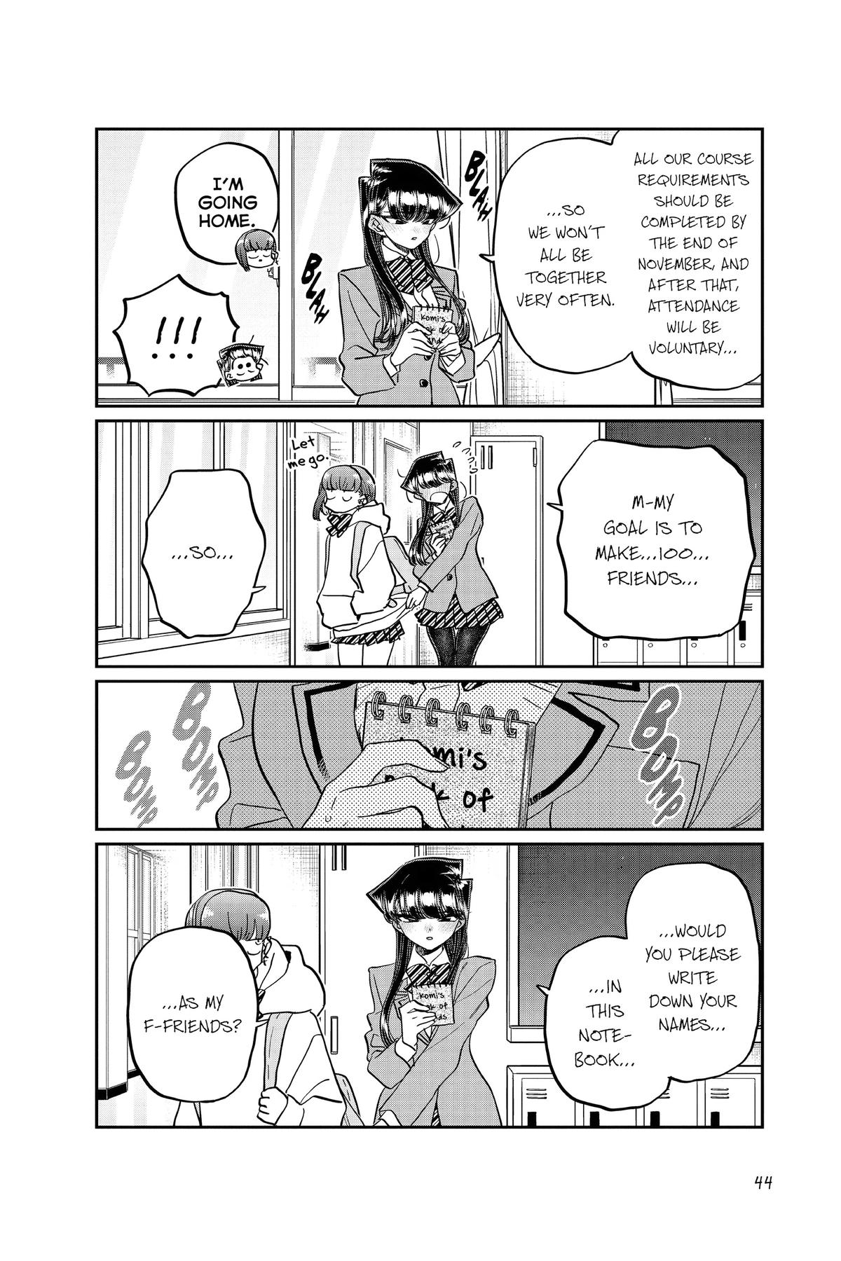 Komi Can’t Communicate Chapter 458
