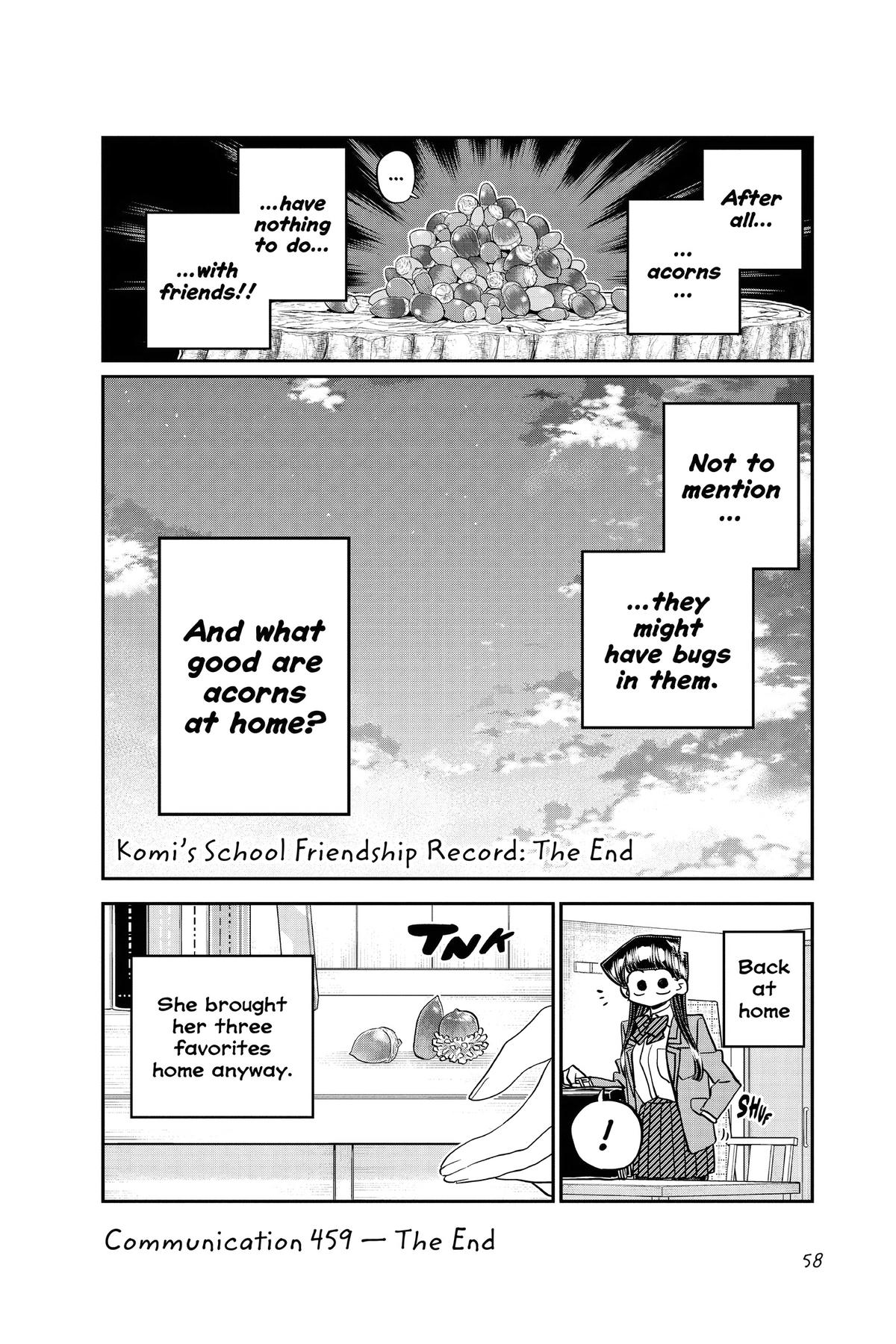 Komi Can’t Communicate Chapter 459
