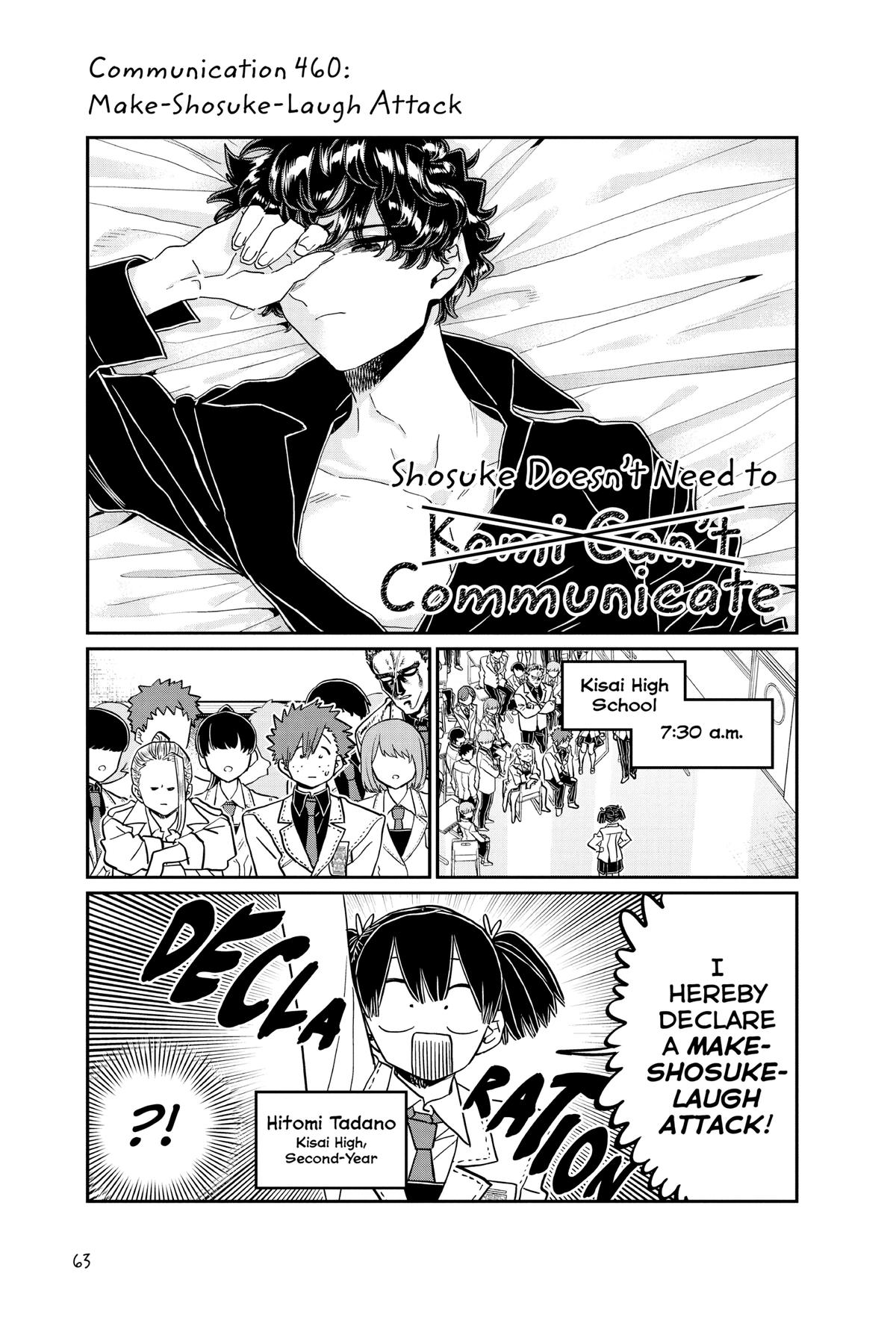 Komi Can’t Communicate Chapter 460