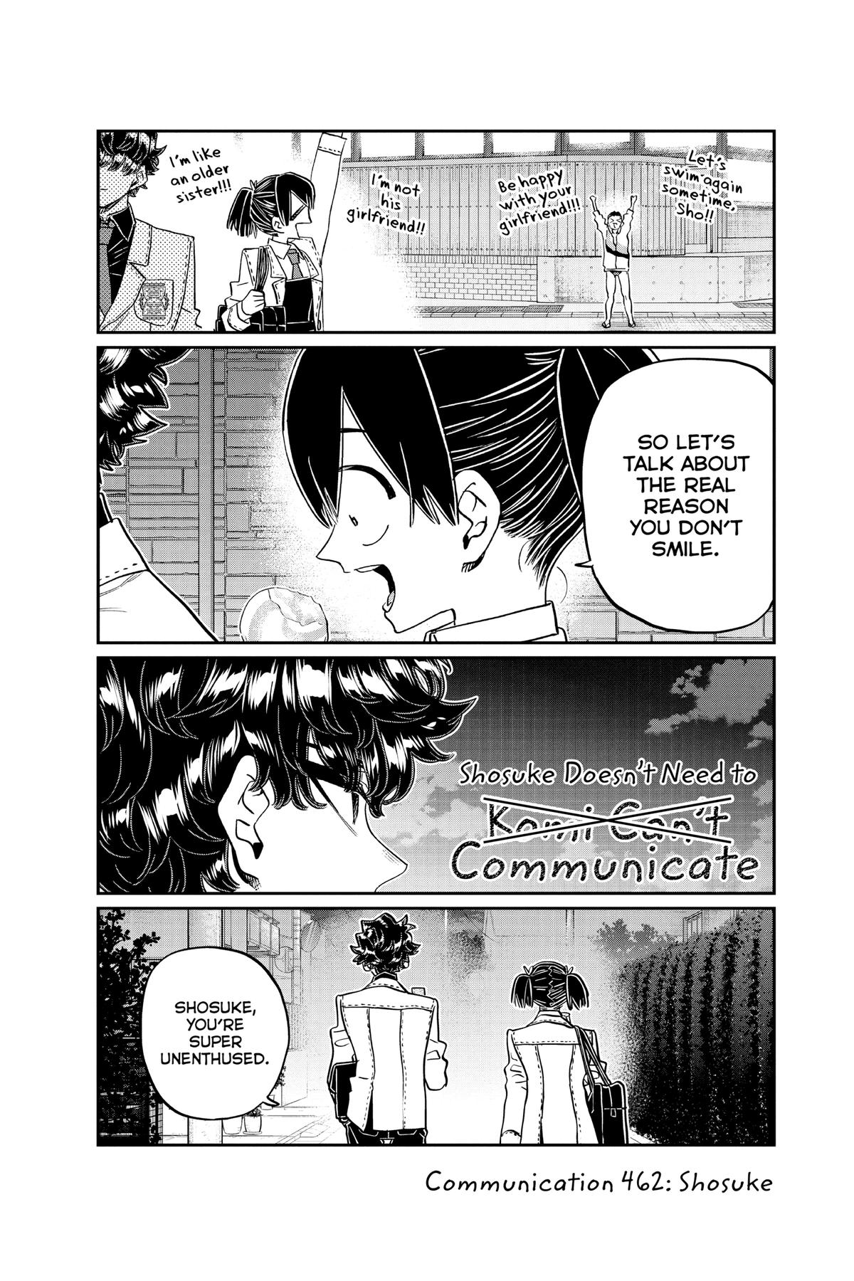 Komi Can’t Communicate Chapter 462