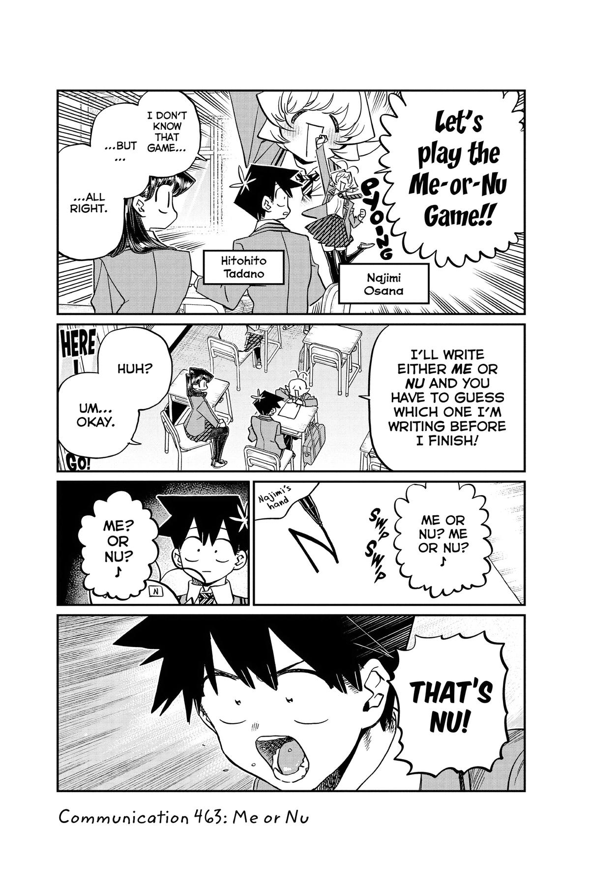 Komi Can’t Communicate Chapter 463