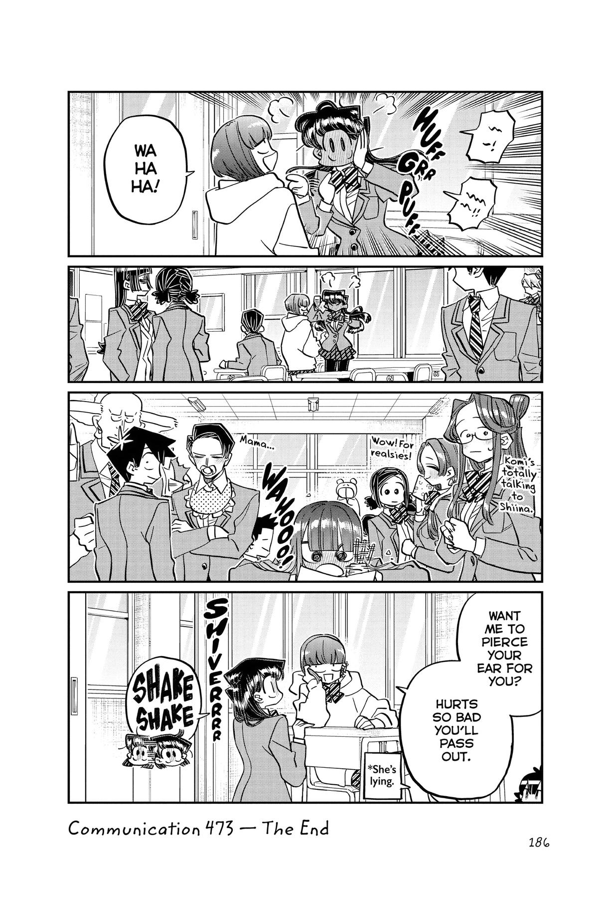 Komi Can’t Communicate Chapter 473