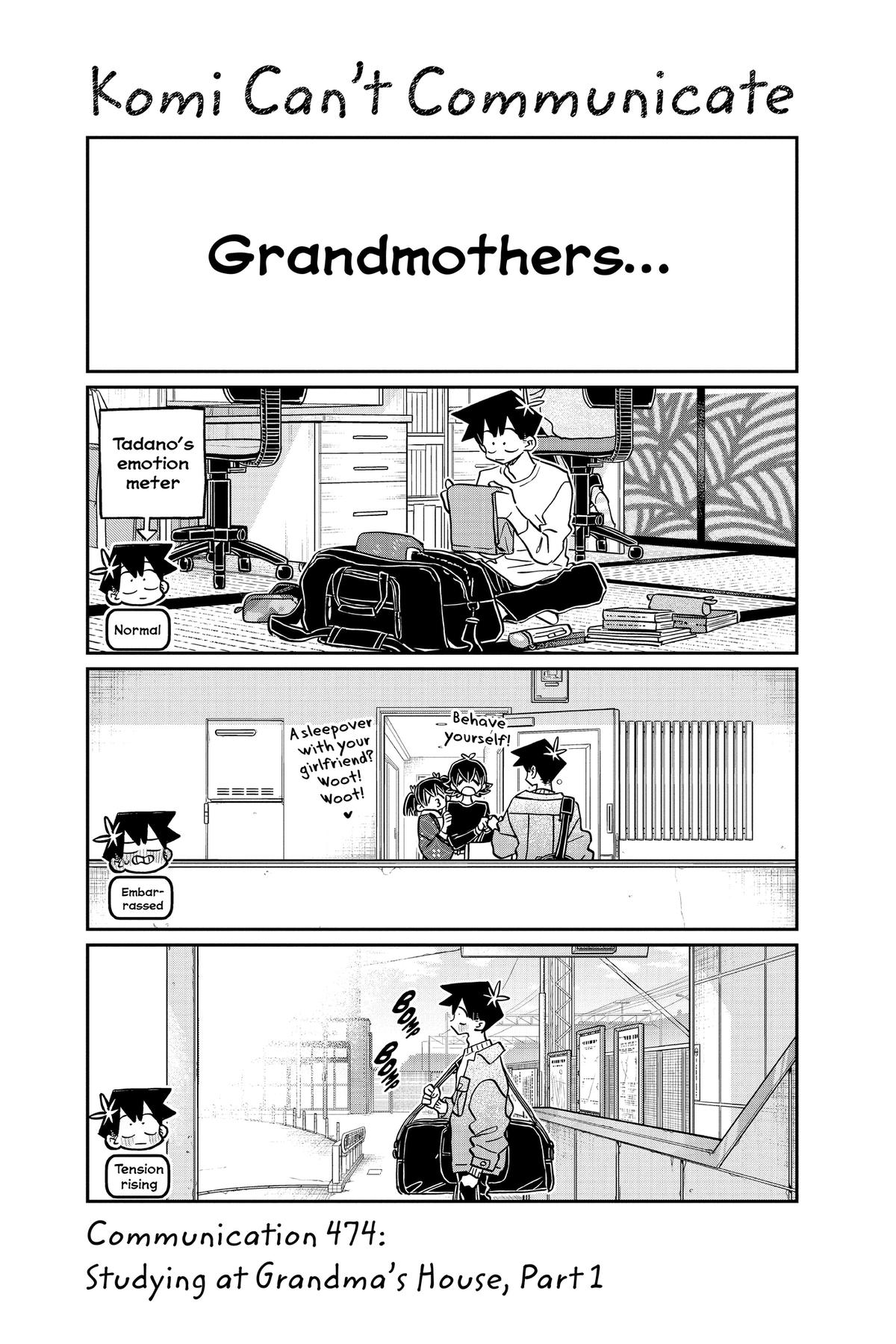 Komi Can’t Communicate Chapter 474