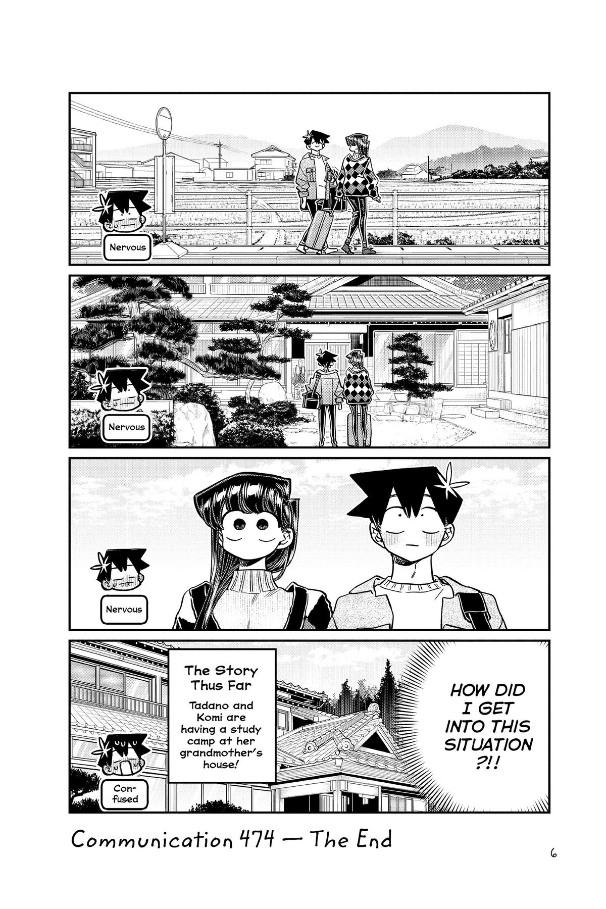 Komi Can’t Communicate Chapter 474