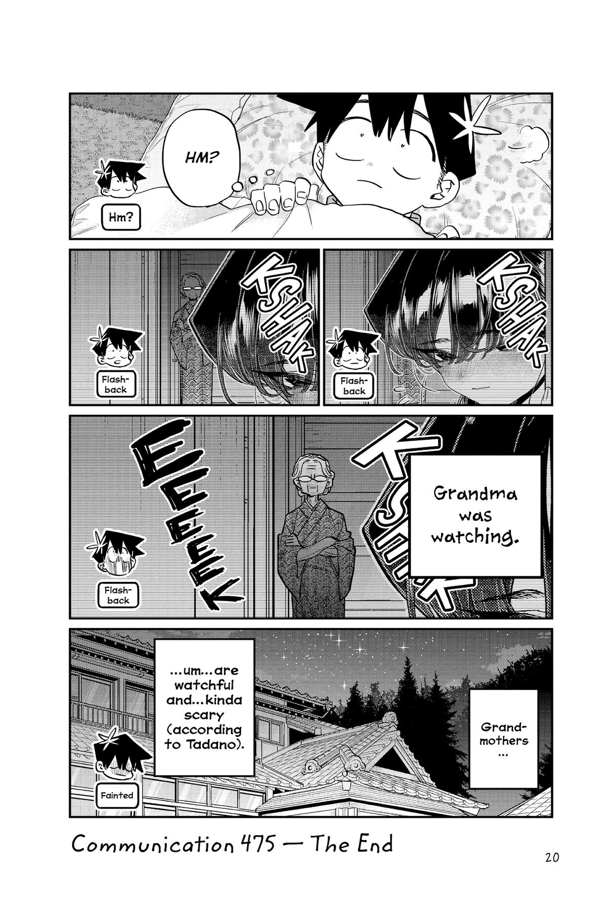 Komi Can’t Communicate Chapter 475