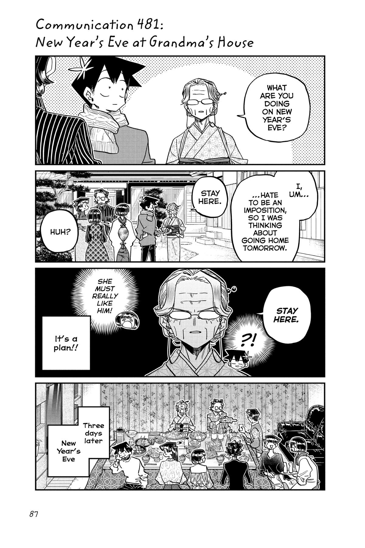 Komi Can’t Communicate Chapter 481