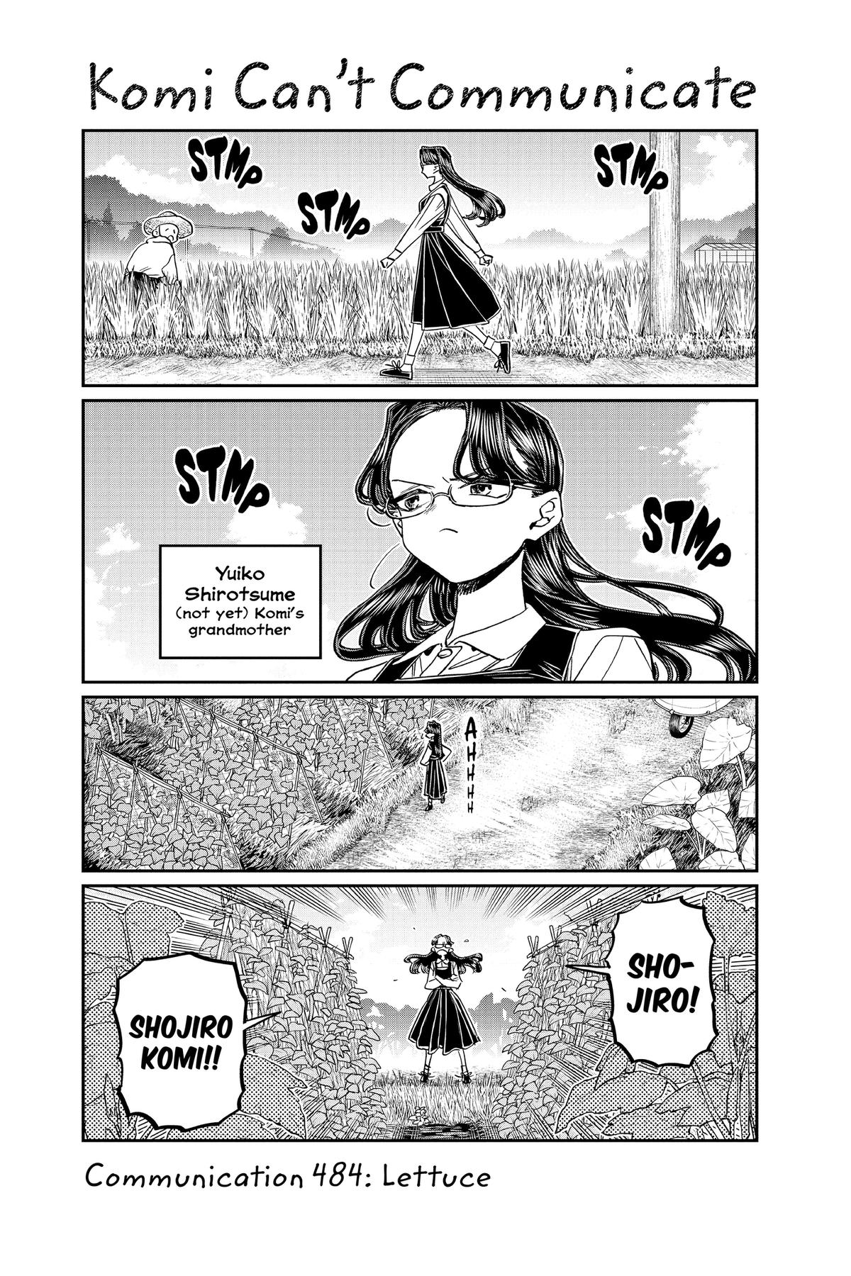 Komi Can’t Communicate Chapter 484