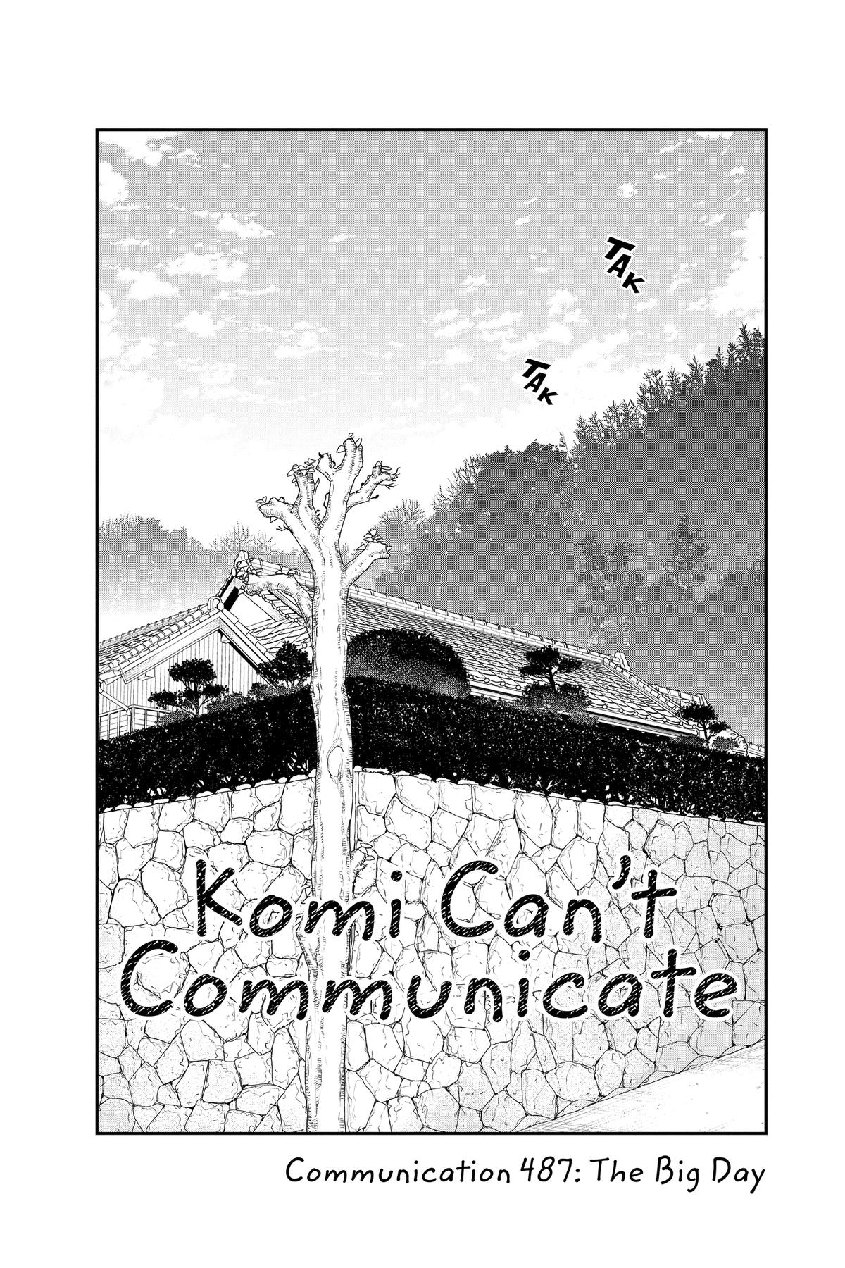 Komi Can’t Communicate Chapter 487