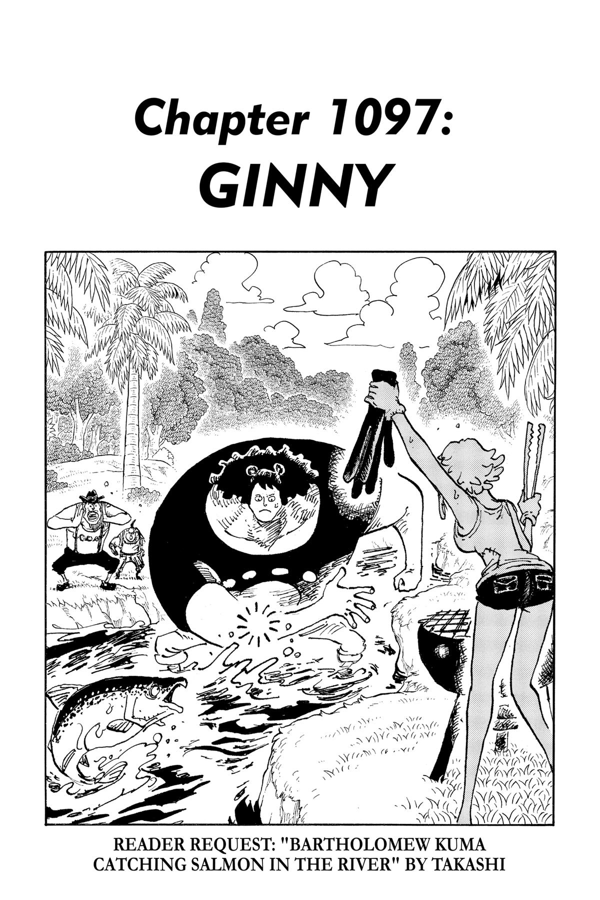 One Piece Chapter 1097 - Page 1 - One Piece manga Chapter 1097 manga