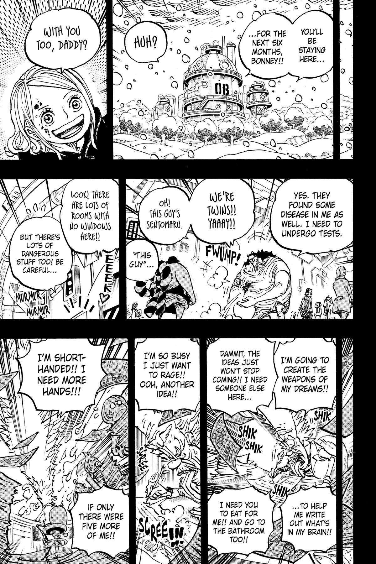 One Piece Chapter 1100 9