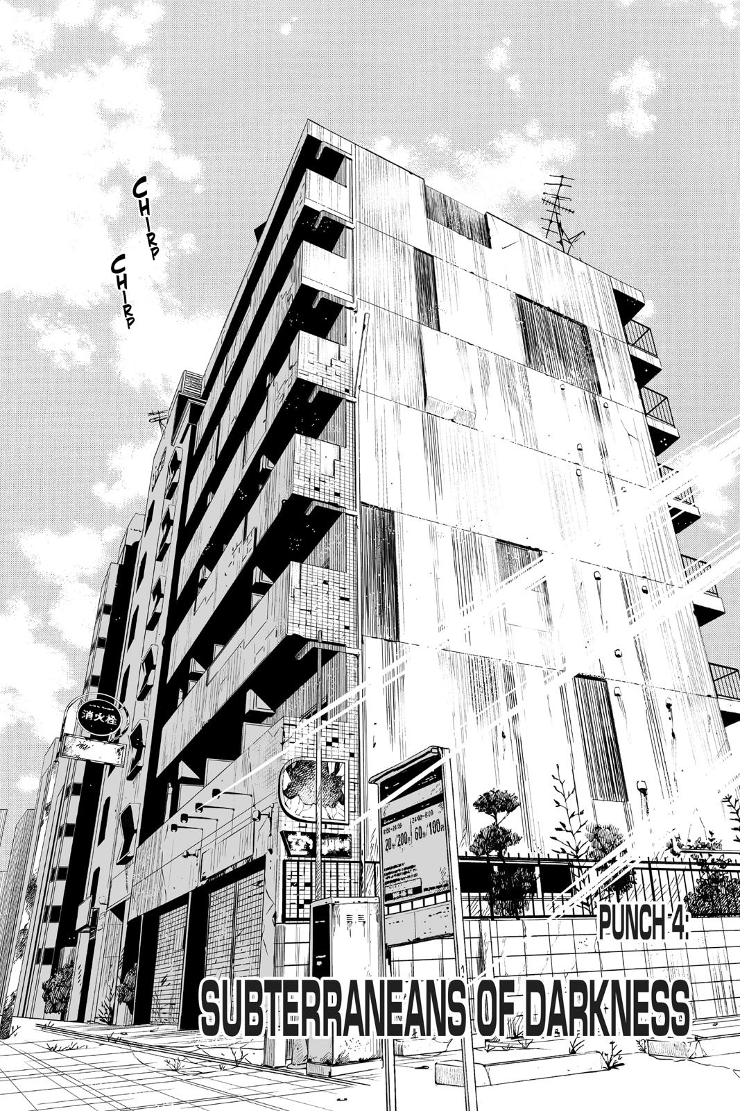 one punch man Chapter 4 - Page 1 - one punch man manga Chapter 4 manga