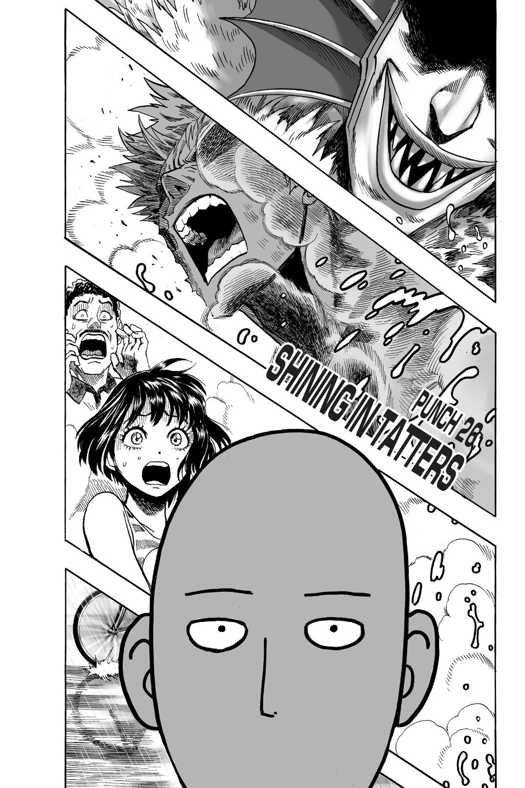 one punch man Chapter 27 - Page 1 - one punch man manga Chapter 27 manga