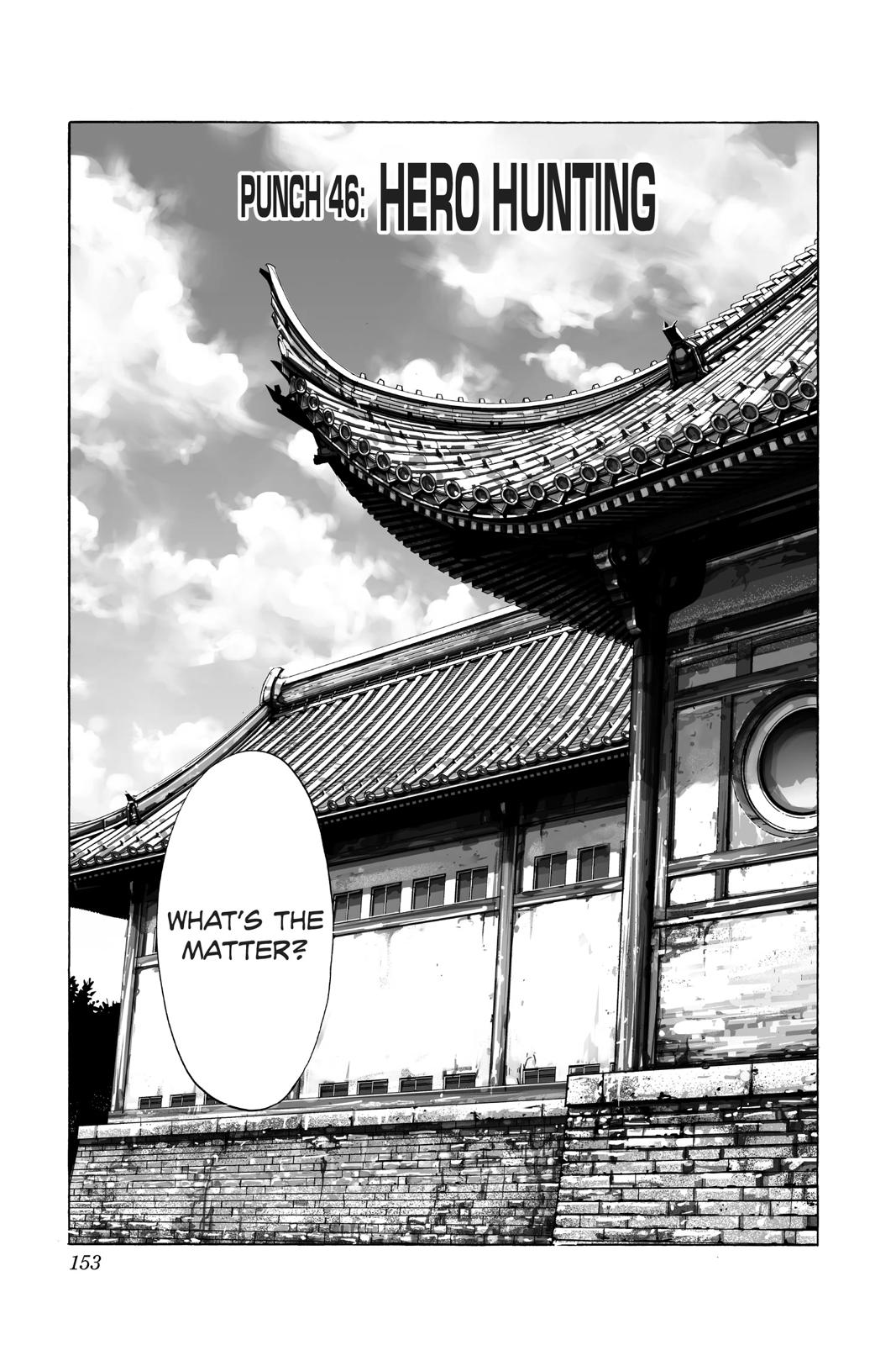 one punch man Chapter 46 - Page 1 - one punch man manga Chapter 46 manga
