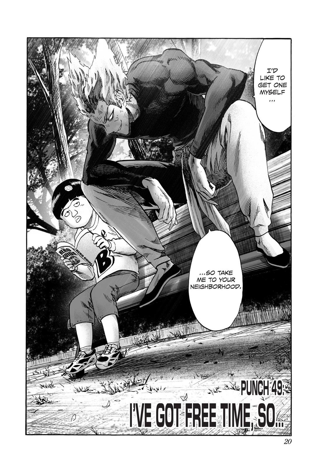 one punch man Chapter 49 - Page 1 - one punch man manga Chapter 49 manga
