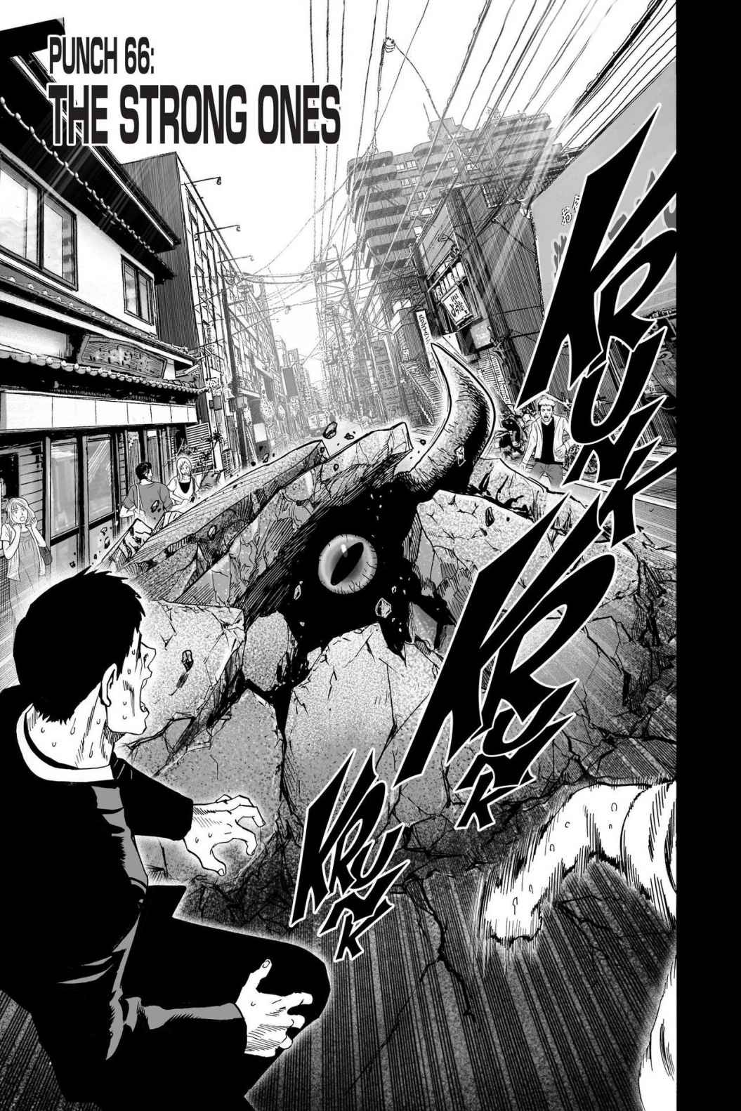 one punch man Chapter 66 - Page 1 - one punch man manga Chapter 66 manga