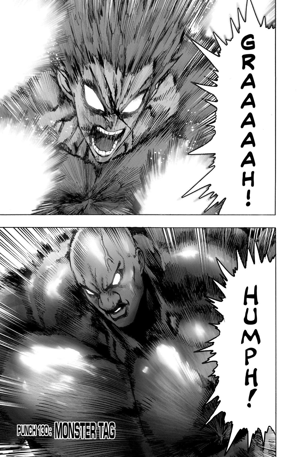 one punch man Chapter 130 - Page 1 - one punch man manga Chapter 130 manga